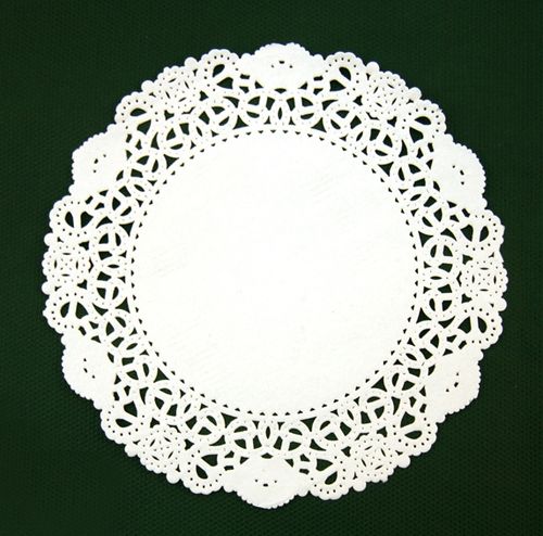 Подкладка кружевная бум. d=25,4 см. 100 шт/уп белая /1/16/ АКЦИЯ