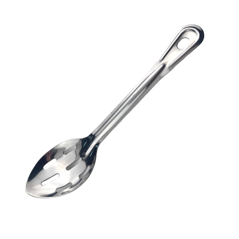 Ложка гарнирная 28,6 см., L ручки 19 см. овальная перфор. нерж. MGsteel /1/144/