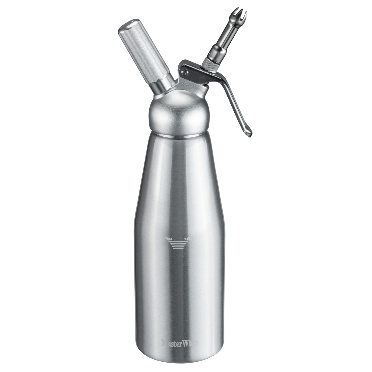 Сифон (кремер) для взбивания сливок 1,0 л. алюм./нерж (до +30°C) MasterWhip /1/252/