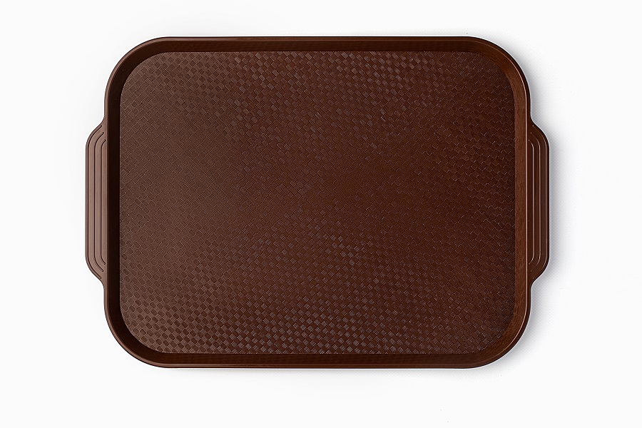 Поднос 45*34,5 см. темно-коричневый поверхность классик (167) MGprof /1/10/