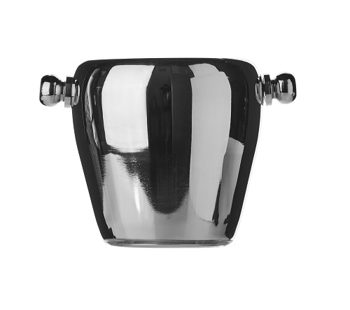 Ведро для льда 0,95 л. нерж. d=11 см. с утолщенными стенками MGsteel /1/24/ АКЦИЯ