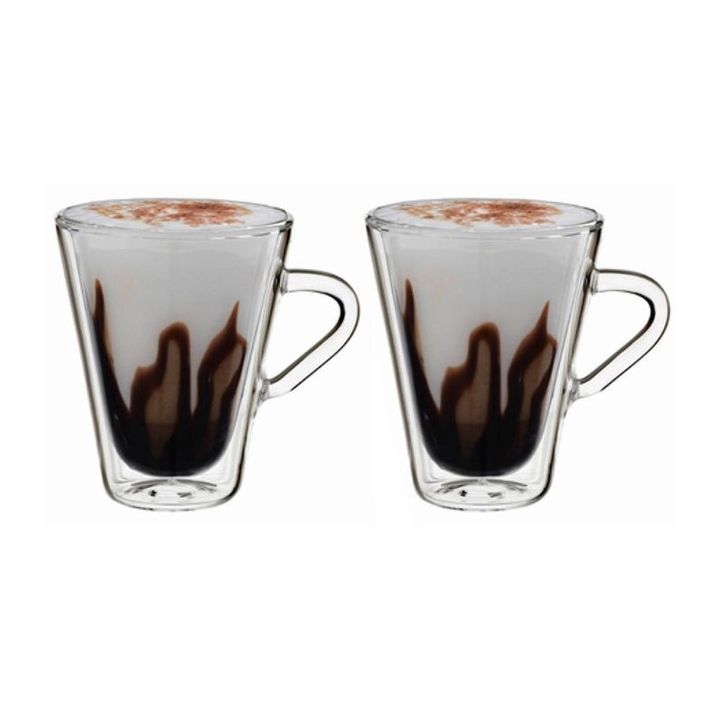 Кружка 105 мл. d=50 мм. h=75 мм. с двойными стенками Термостекло  Luigi /1/2/ АКЦИЯ