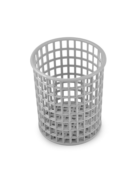 Подставка для столовых приборов (стакан) d=110 мм. h=127 мм. перфор. серый п/п Tribeса /1/40/