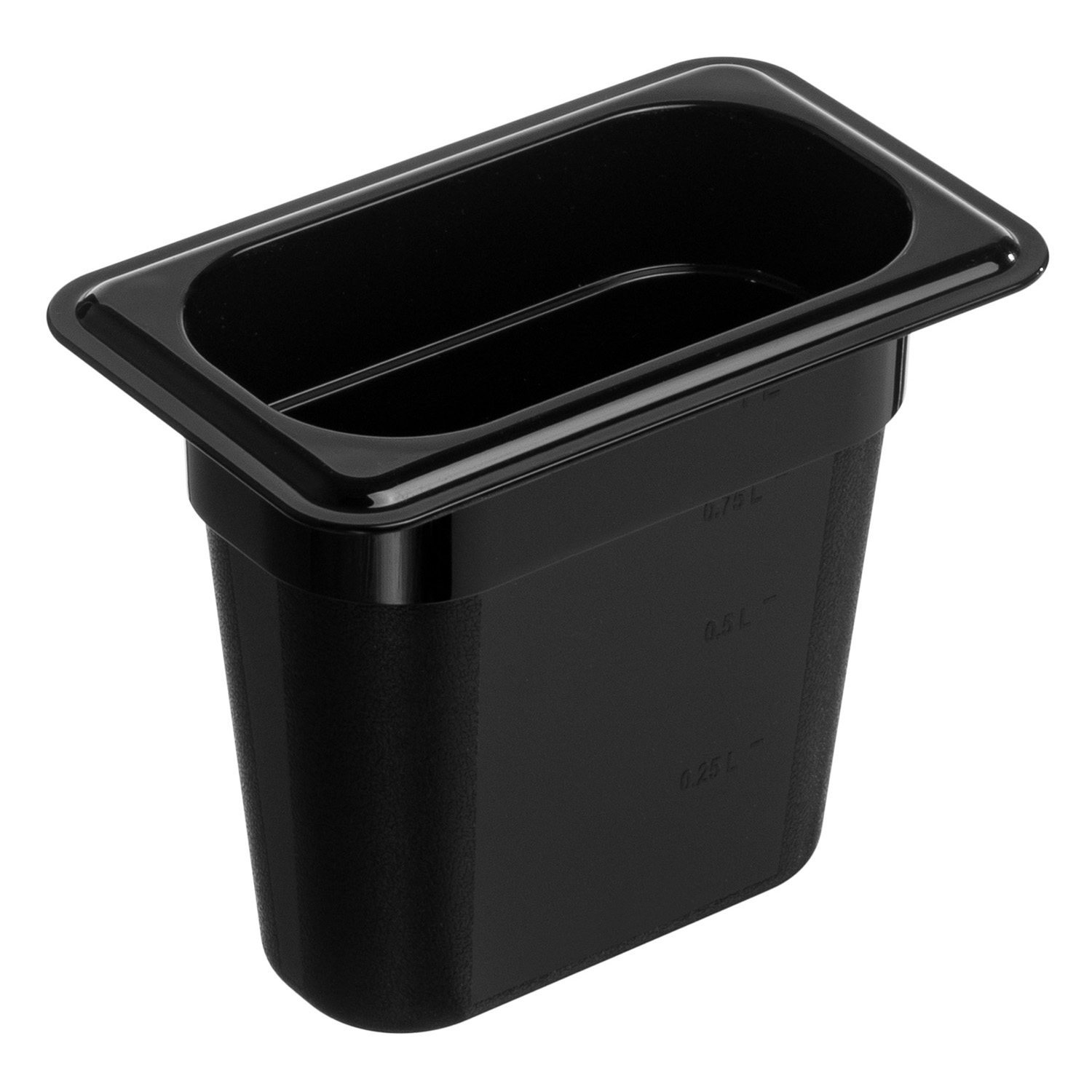 Гастроемкость 1/9 h=150 мм. 176*108 мм. 1,1 л. поликарб. черная GP /1/