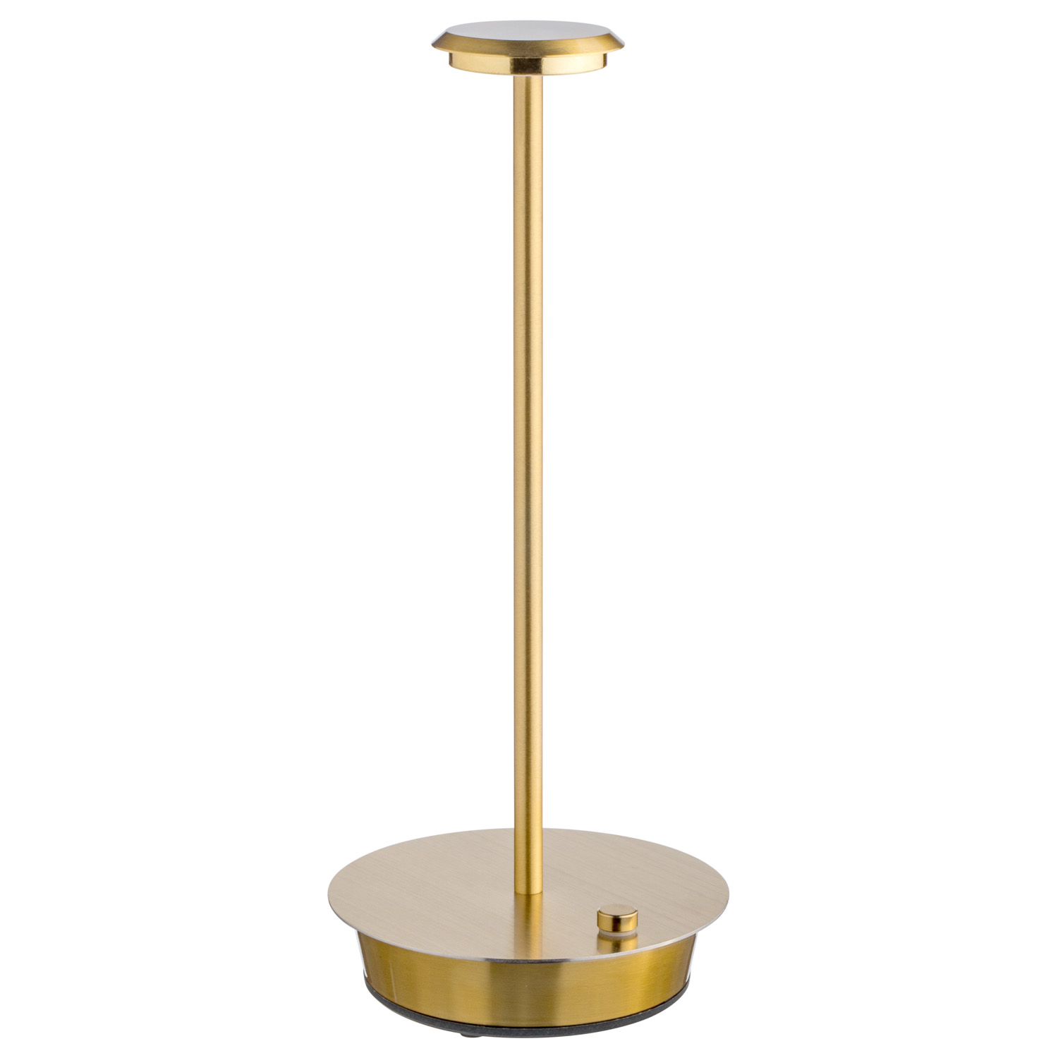 Лампа настольная d=11 см. h=26 см. 3 цвета, сенсорная регулировка яркости, алюм., золотая LED TECHNO MGline /1/20/