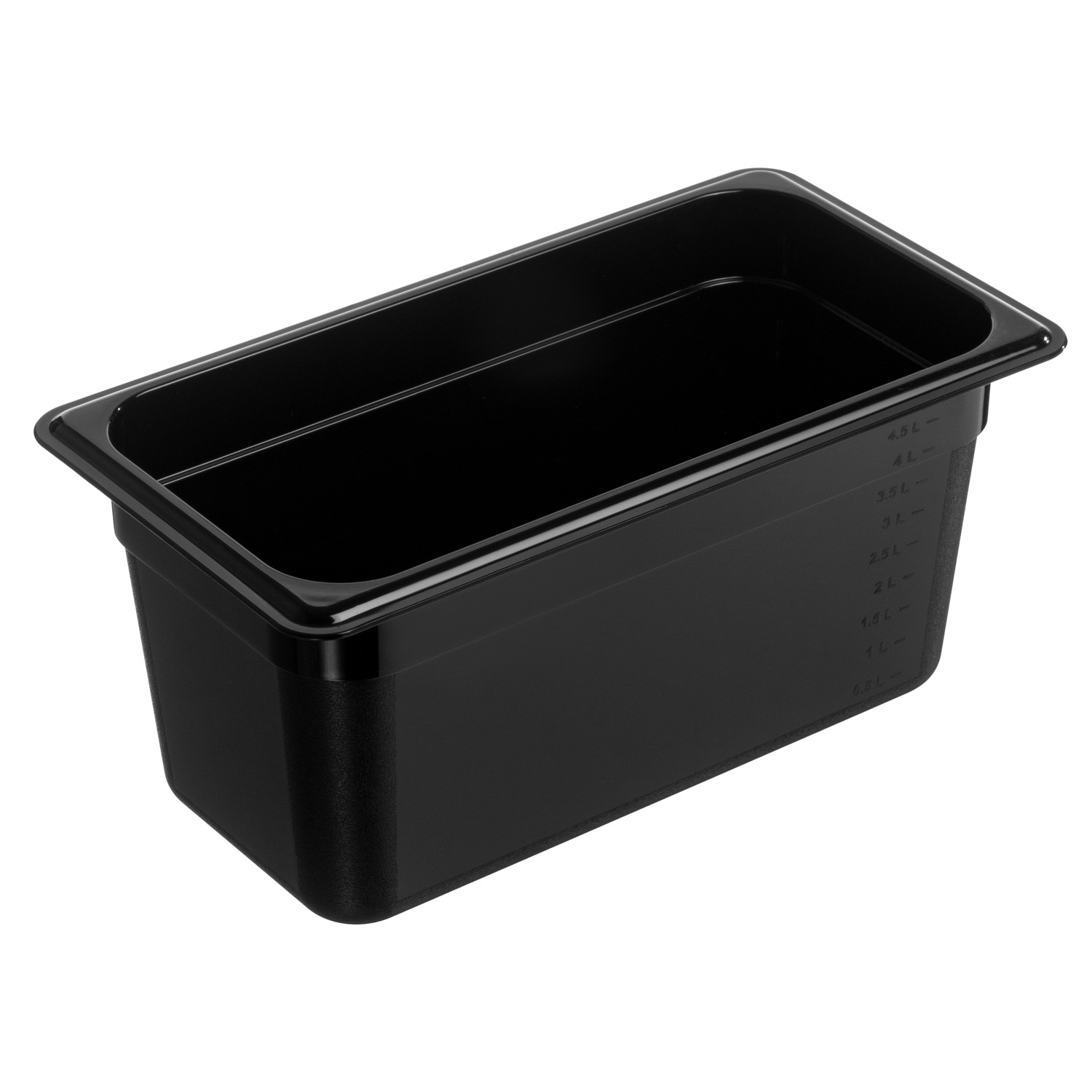 Гастроемкость 1/3 h=150 мм. 325*176 мм. 5,3 л. поликарб. черная GP /1/18/