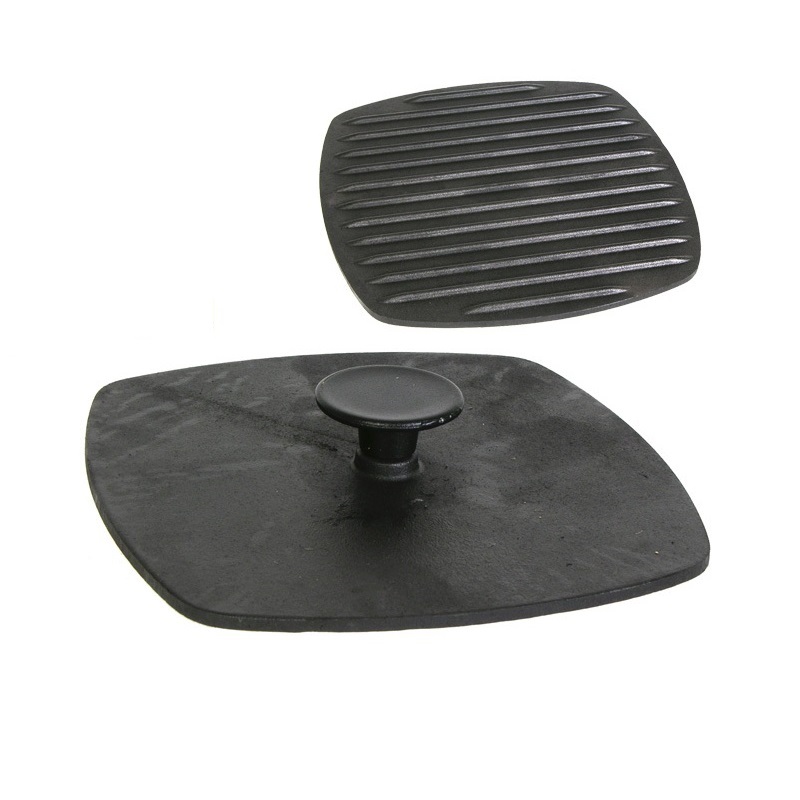 Крышка-пресс 210*210 мм. чугунная квадратная /1/