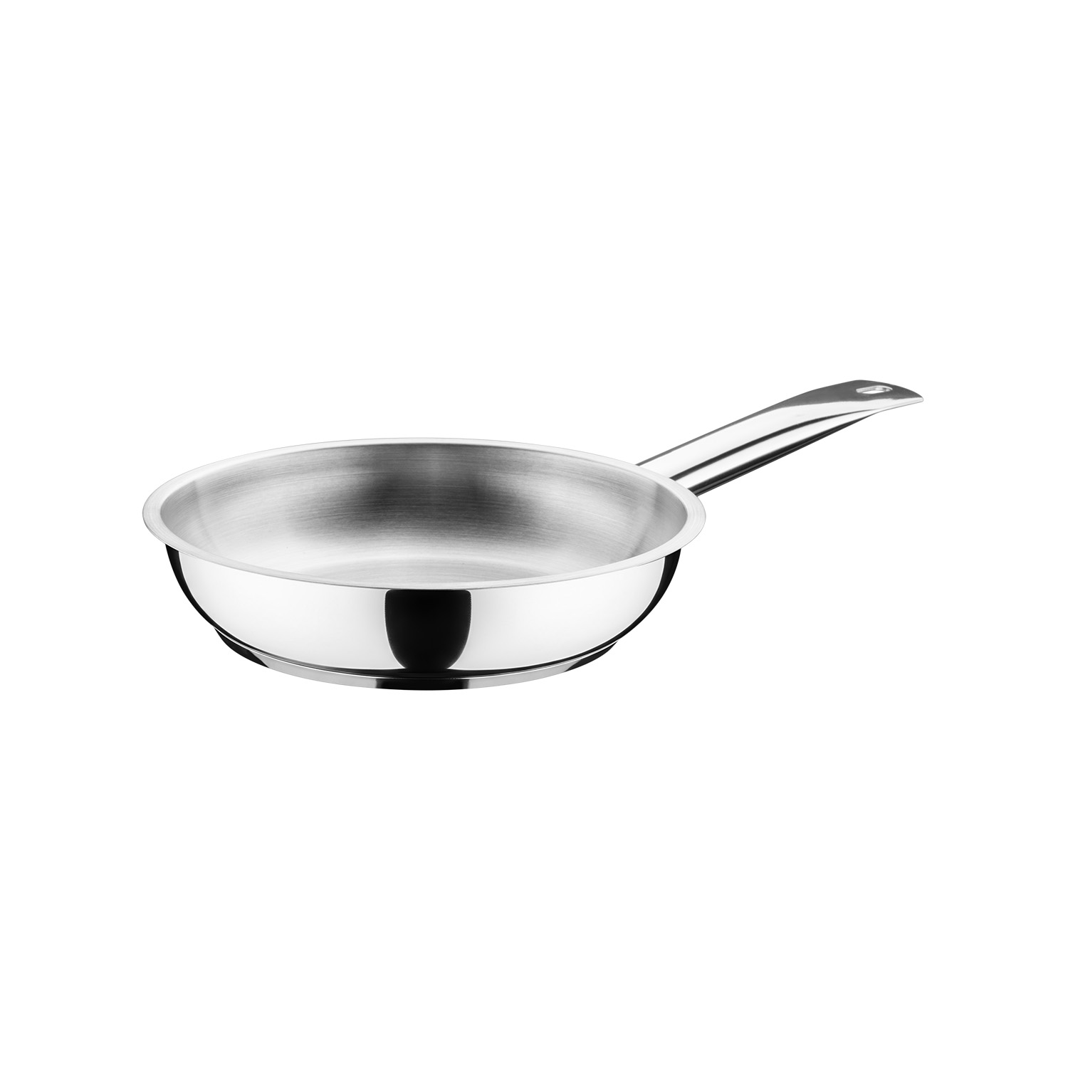 Сковорода d=20 см. h=4 см. 1,0 л. нерж. (индукция) MGsteel /1/