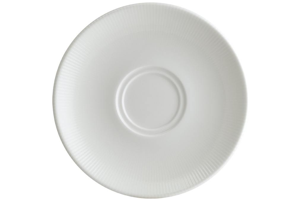 Блюдце d=160 мм. Ирис Белый (чашка 62903, 70607, 79498), форма Гурмэ Bonna /1/6/1848/