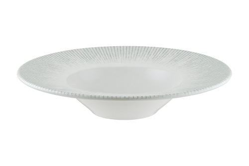 Тарелка для пасты d=280 мм.  400 мл. Ирис Серый, форма Банкет Bonna /1/6/396 ВДОХНОВЕНИЕ