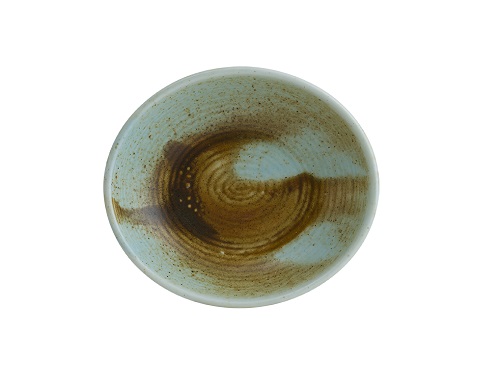 Соусник  70 мл. 100*85 мм. Корал, форма Ваго волнистый край Bonna /1/24/720/