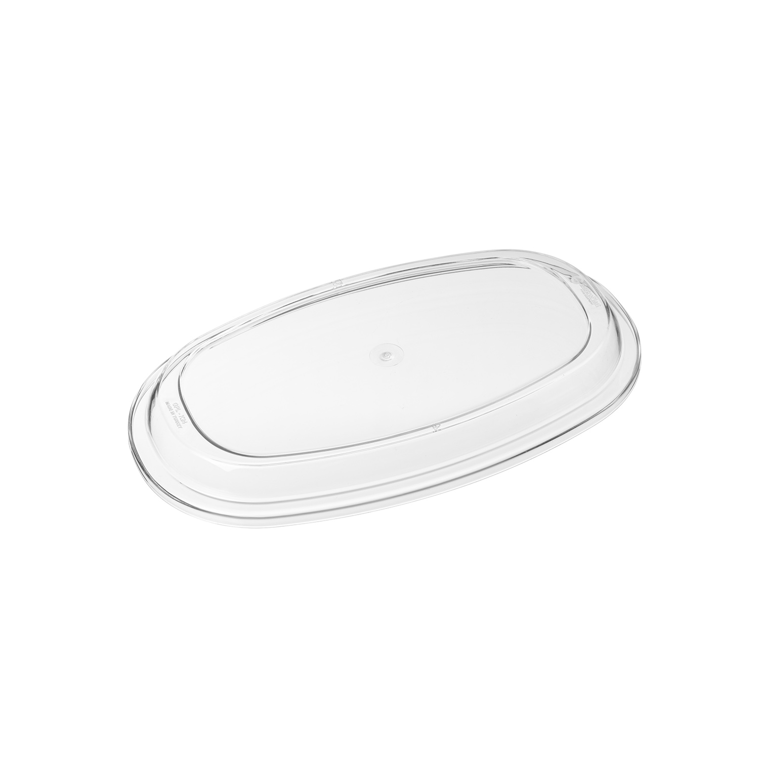 Крышка 240*138 мм. (блюдо овальное 80004), поликарбонат GP /1/72/