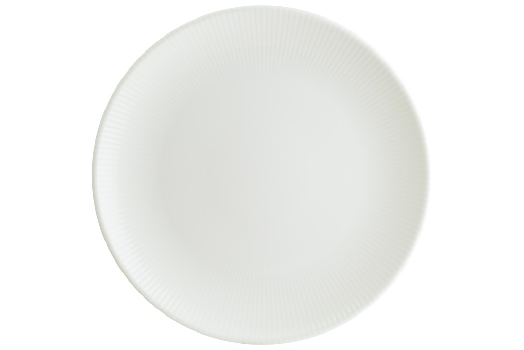 Тарелка d=210 мм. Ирис Белый, форма Гурмэ Bonna /1/12/1200