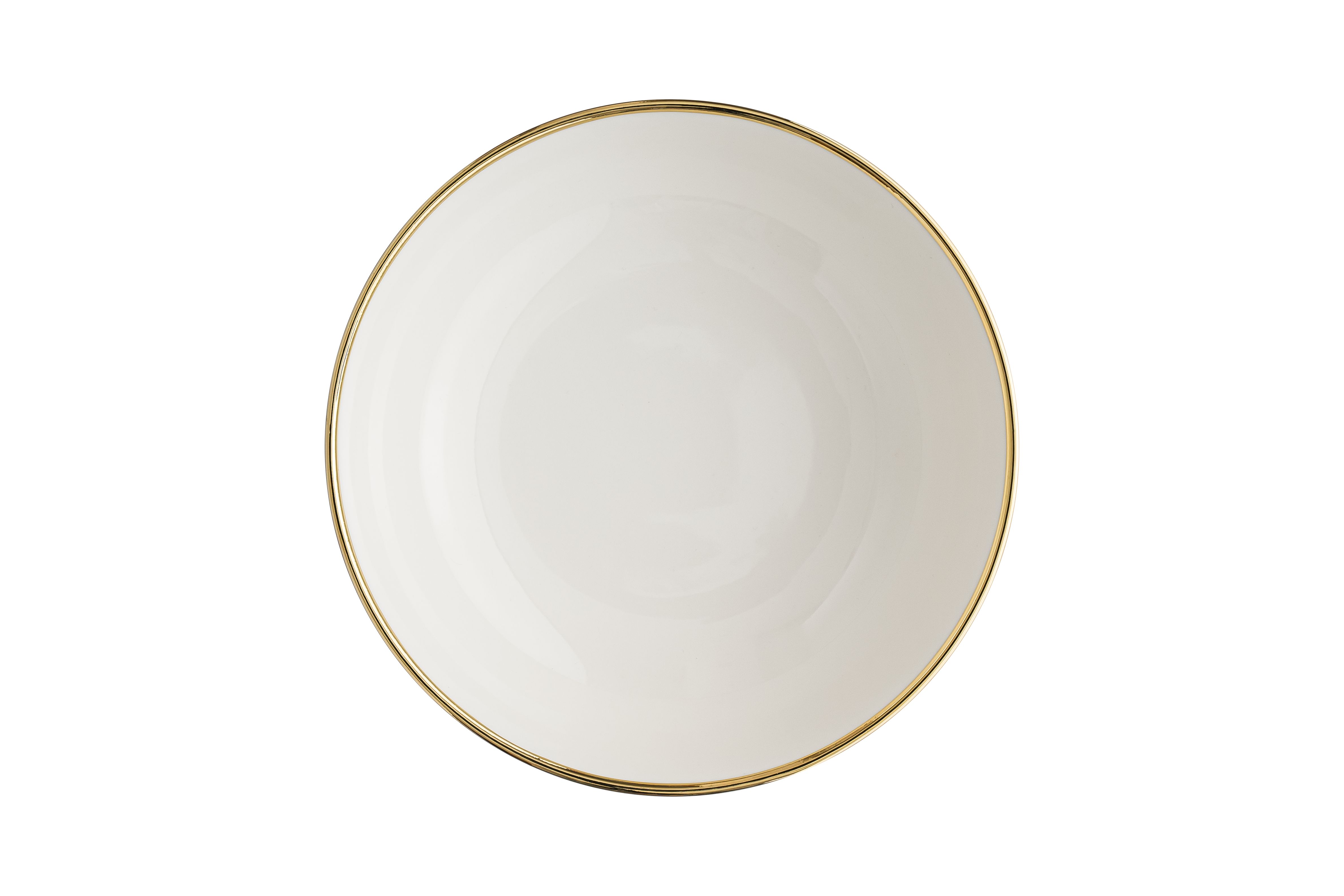 Салатник d=180 мм. 990 мл. h=58 мм. Золотая линия, форма Нит Bonna /1/6/432/