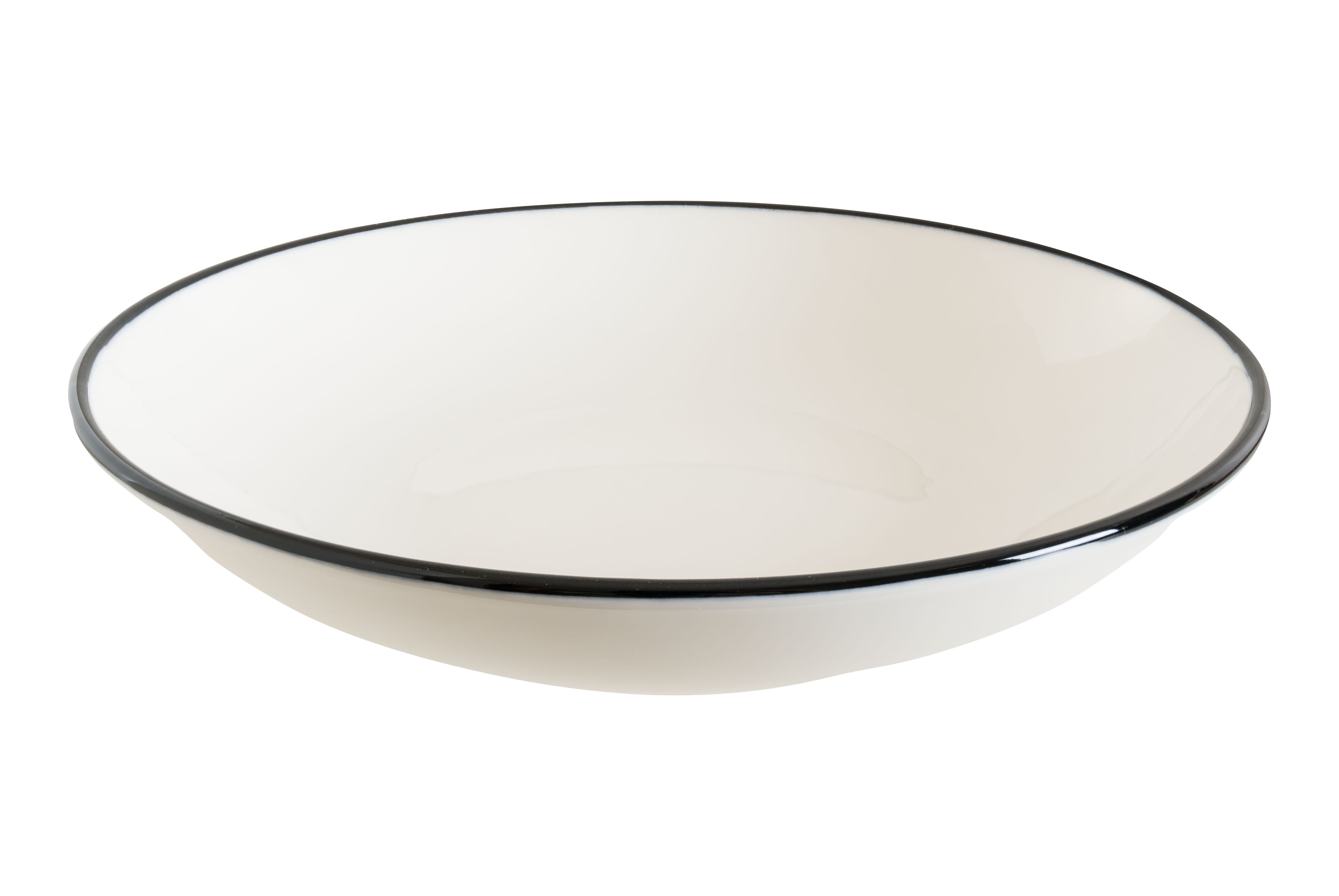 Салатник d=150 мм. 330 мл. h=38 мм. Линеа Черный, форма Гурмэ Bonna /1/12/1416/