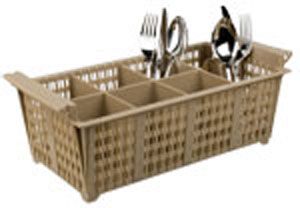 Лоток для столовых приборов (органайзер) 8 секций 40*21*13 см. цвет в ассорт. пластик /1/12/