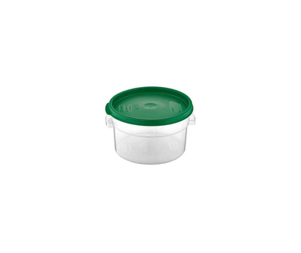 Контейнер для продуктов круглый 2,1 л. d=17 см. h=11 см., прозрачный, п/п, без крышки (крышка 76733) /1/12/