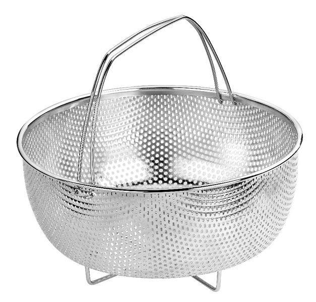 Дуршлаг d=210 мм. 2,2 л. h=100 мм. нерж. c 2 ручками BRA&Monix /1/