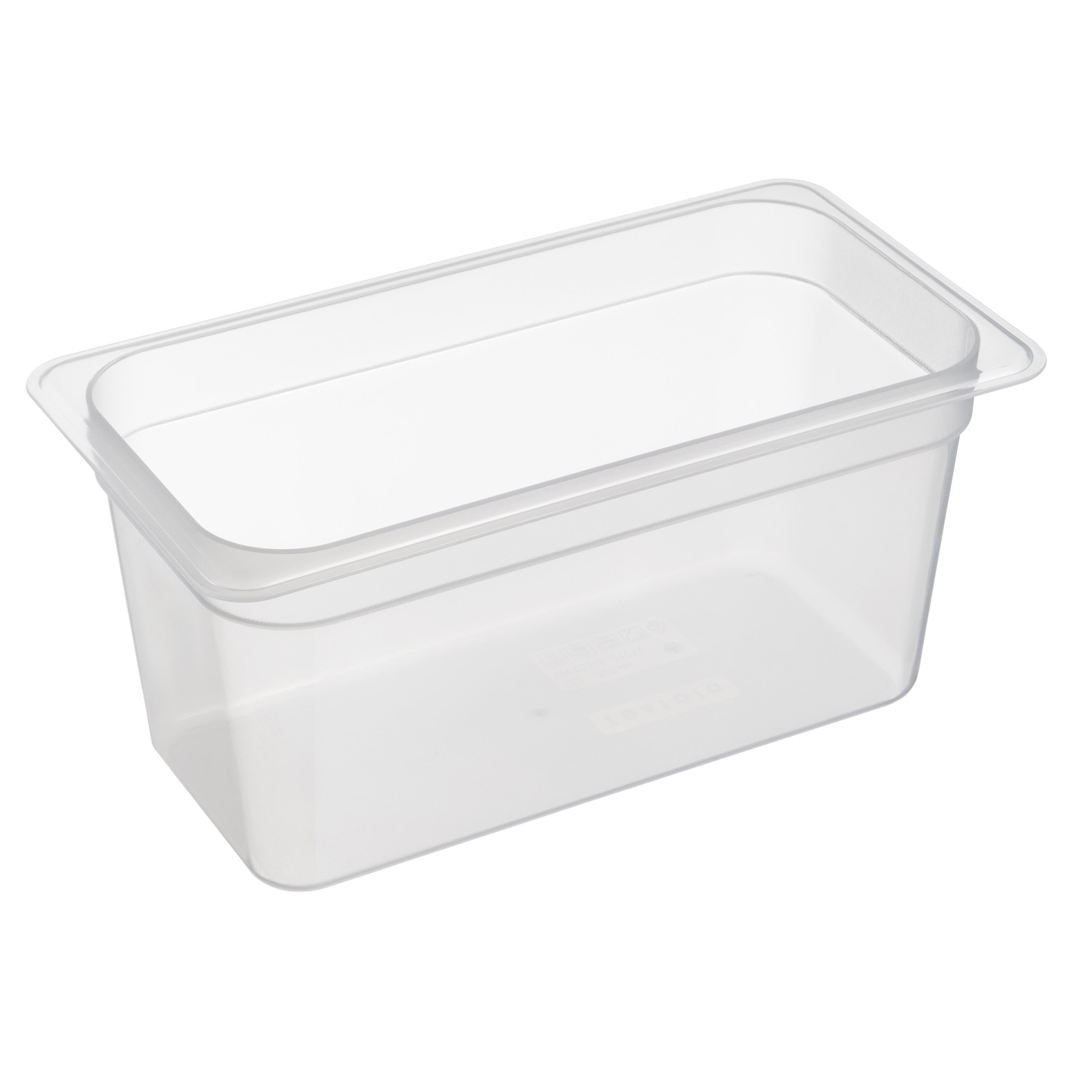 Гастроемкость 1/3 h=150 мм. 325*176 мм. 5,5 л. п/п прозрачная  /1/12/