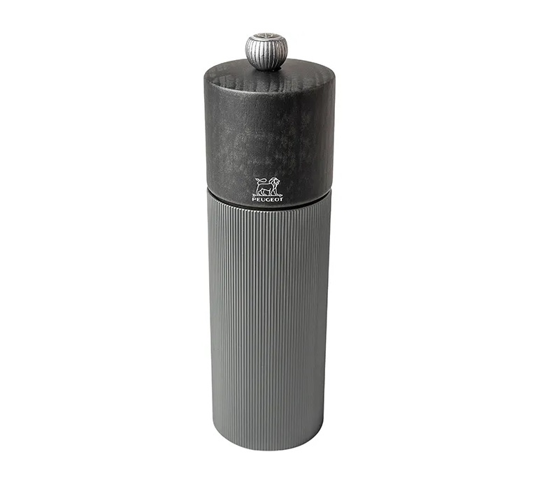 Мельница для соли h=18 см. черная бук, алюм. Лайн Peugeot /1/6/