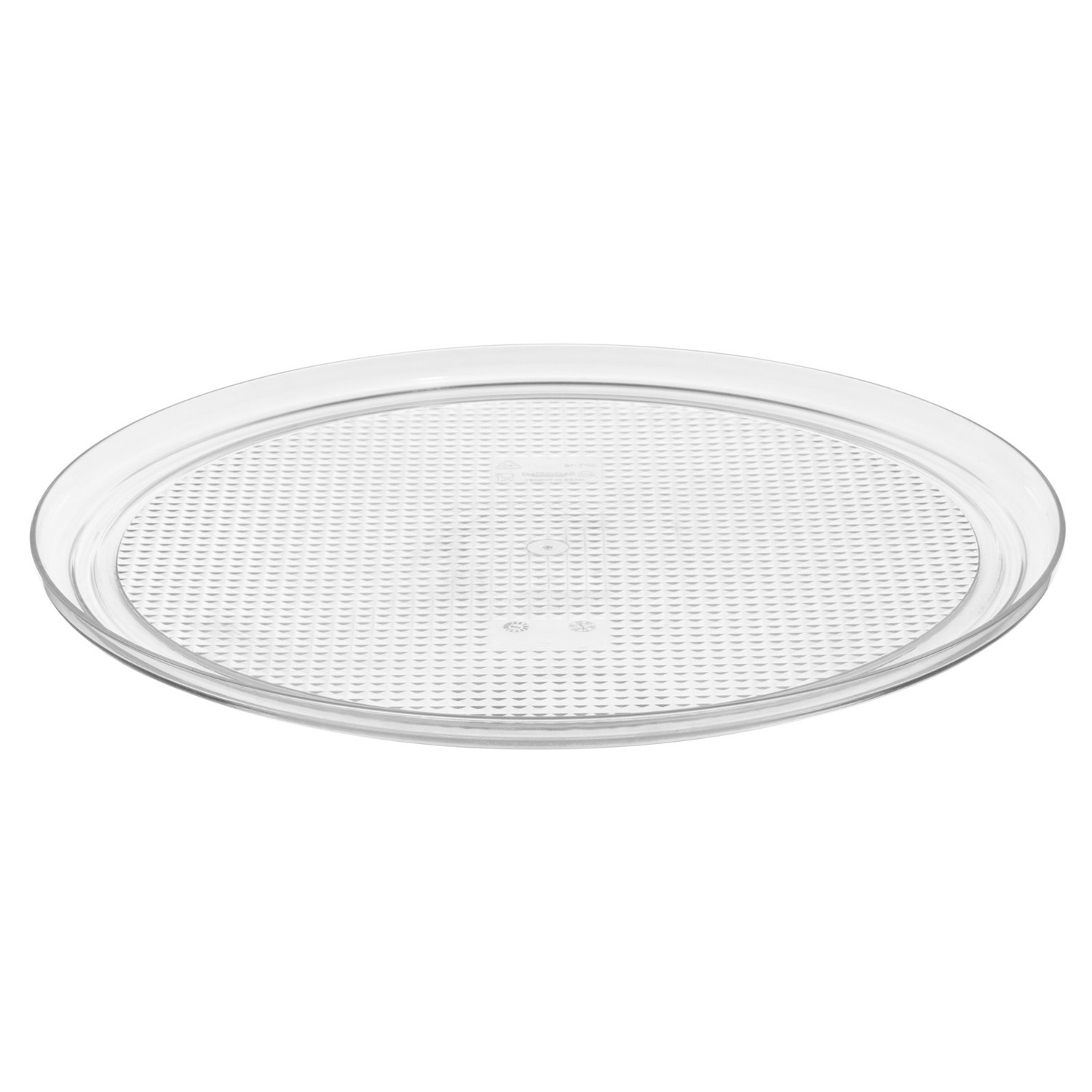 Поднос для подачи d=38,5 см. поликарбонат, прозрачный б/крышки (крышка 76832,76831) GP /1/24/