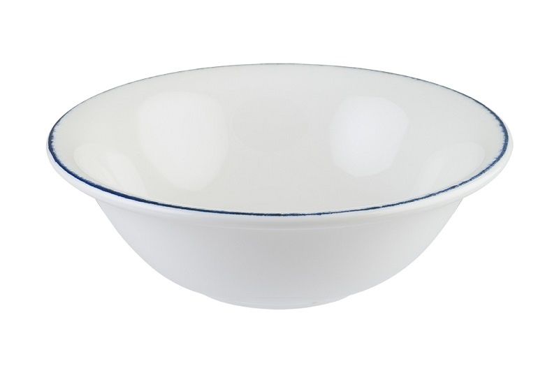 Салатник d=180 мм. 700 мл. h=66 мм. Ретро синий край, форма Гурмэ Bonna /1/12/816/ ВДОХНОВЕНИЕ