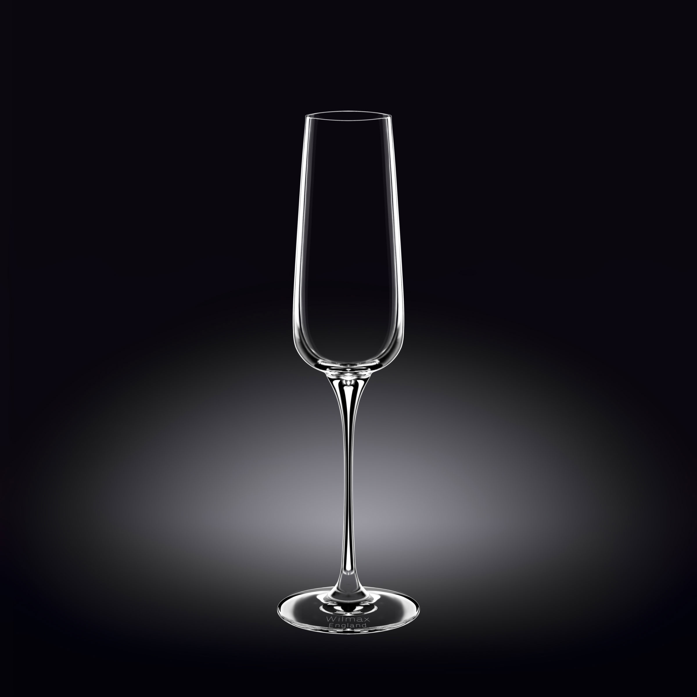 Бокал-флюте 270 мл. d=45 мм. h=270 мм. хр.стекло Илона Wilmax /1/2/24/ АКЦИЯ