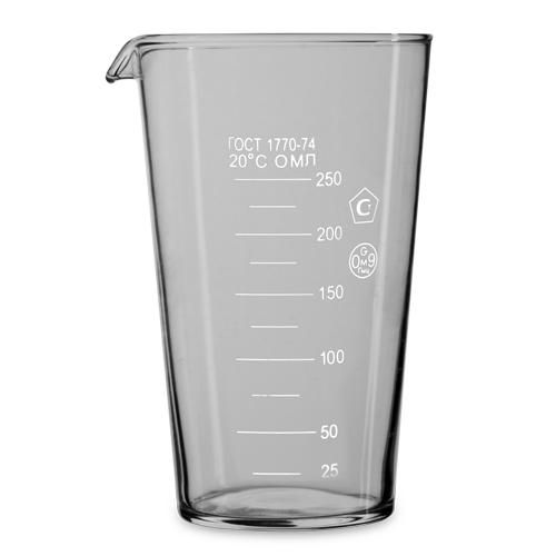 Стакан мерный  250 мл. в индивид. упак. ГОСТ 1770-74 /1/9/