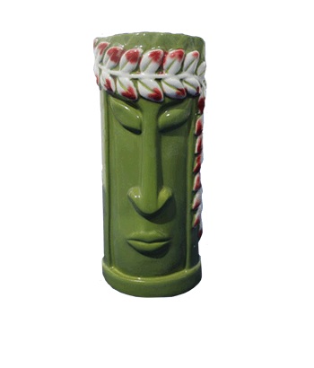 Стакан для коктейля 350 мл. d=66 мм. h=154 мм. керамика, зеленый Тики /12/