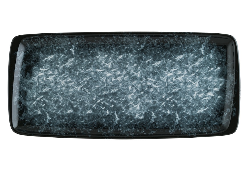 Блюдо прямоуг. 340*160 мм. Сепия, форма Мув Bonna /1/12/