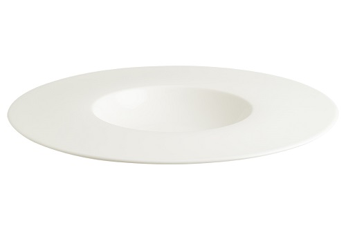 Тарелка для пасты d=300 мм.  360 мл. Белый Нит, тонкий край Bonna /1/6/336/