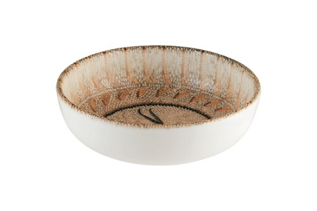 Салатник d=140 мм. 350 мл. h=50 мм. штабелир. Месопотамия Фауна, форма Хюгге Bonna /1/12/732/