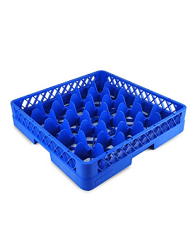 Кассета для бокалов 500*510*100 мм. 25 ячеек 90*90*90мм. синяя п/п Tribeca /1/6/ Кассета для бокалов 500*510*100 мм. 25 ячеек 90*90*90мм. синяя п/п Tribeca /1/6/