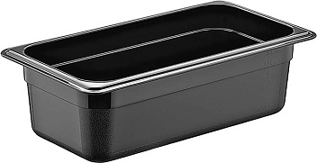 Гастроемкость 1/3 h=100 мм. 3 л. п/п черная GP /1/18/