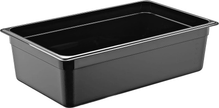 Гастроемкость 1/1 h=150 мм. 530*325 мм. 18 л. п/п черная GP /1/6/