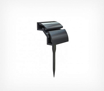 Держатель для ценников и табличек h=5 см. черный пластик. на иголке /1/