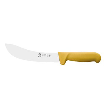 Нож для снятия кожи 180/310 мм. изогнутый, желтый SAFE Icel /1/6/