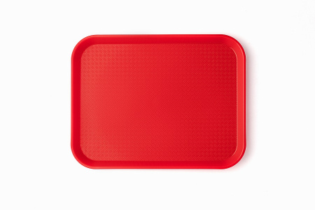 Поднос 34,5*26,5 см. красный поверхность классик (163) MGprof /1/10/