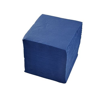 Салфетки 24*24 см. синие 1-сл 400 лист/уп /1/18/ Салфетки 24*24 см. синие 1-сл 400 лист/уп /1/18/