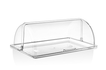Крышка Roll-Top GN1/1 53*32,5 см. h=18,5 см. поликарбонат, прозрач. (поднос 76838,76846) GP/1/6/