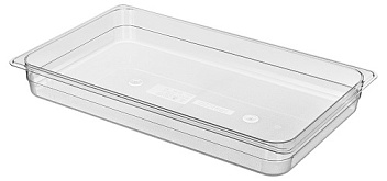 Гастроемкость 1/1 h= 65 мм. 530*325 мм. 8,5 л. поликарб. прозрач. /1/7/