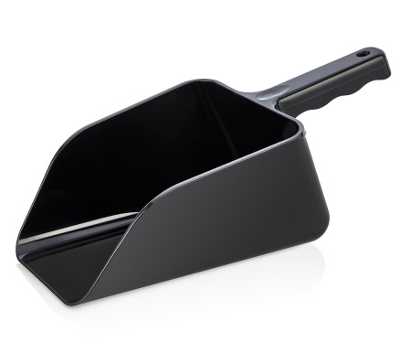 Совок для льда/сыпучих продуктов 1900 мл. 320 мм. поликарбонат черный GP /1/24/