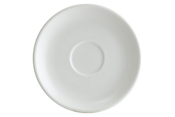 Блюдце d=120 мм. Ирис Белый (чашка 68422), форма Гурмэ Bonna /1/6/3648/ Блюдце d=120 мм. Ирис Белый (чашка 68422), форма Гурмэ Bonna /1/6/3648/