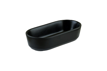 Салатник 155*80 мм. 265 мл. h=42 мм. Черный, форма НотНит Bonna /1/12/1728/