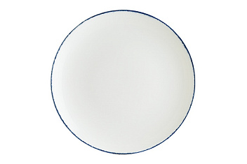 Тарелка d=210 мм. Ретро синий край, форма Гурмэ Bonna /1/12/1200 ВДОХНОВЕНИЕ