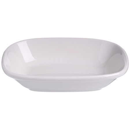 Салатник 140*100 мм. 160 мл. h=35 мм., касалетка Белый, форма Гурмэ Bonna /1/12/2040/