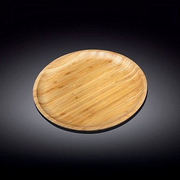Блюдо для подачи круг. d=23 см. бамбук Wilmax /1/6/60/ АКЦИЯ