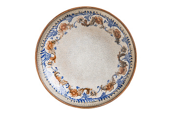 Тарелка d=230 мм. глубокая 1000 мл. Ретро Флорал, форма Банкет Bonna /1/6/558/