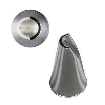 Насадка кондитер. "Лепесток" d=18/8*1 мм. нерж. (BX0047) /1/ Насадка кондитер. "Лепесток" d=18/8*1 мм. нерж. (BX0047) /1/