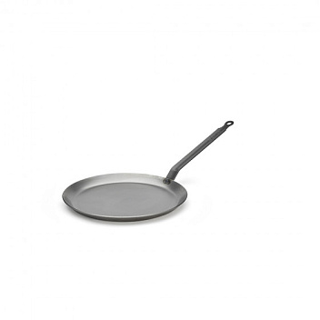 Сковорода для блинов d=26 см. h=2 см. 0,5 л. белая сталь (индукция) Carbone Steel De Buyer (5120.26) /1/5/